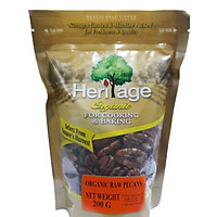 Hạt Hồ Đào Hữu Cơ Heritage gói 200g – Organic Pecan