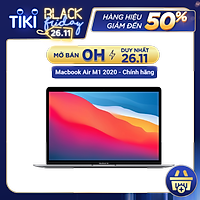 Apple Macbook Air M1 8GB RAM 256GB SSD 13.3 inch IPS Mac OS Space Grey _ MGN63SA/A _ Hàng chính hãng