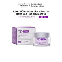 Kem dưỡng ngày làm sáng da ngừa lão hoá chứa SPF 15 Tegoder Skin total solution 30 ml mã 7450