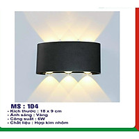 Đèn led tia, đèn tường, đèn cầu thang 6 tia 8 tia, ánh sáng êm dịu