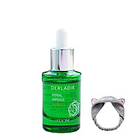 Tinh Chất Thảo Dược Giảm Mụn Derladie Herbal Ampoule Blemish 30ml + Tặng kèm 1 băng đô tai mèo (Màu ngẫu nhiên)
