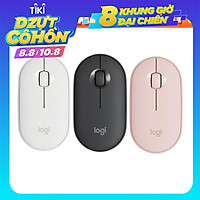 Chuột không dây Bluetooth hiện đại, mỏng và im lặng của Logitech M350 Pebble