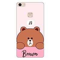 Ốp lưng dành cho điện thoại Vivo V7 - V7 PLUS - Y83 - Gấu Brown