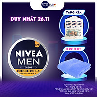 Kem Dưỡng Da Nam NIVEA MEN Creme 3in1 Giúp Giảm Nhờn, Sáng Da, Cấp Ẩm (30ml) - 83923