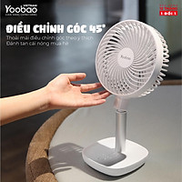 Quạt sạc mini để bàn YOOBAO F1 10000mAh 4 chế độ gió Góc xoay 45 độ An toàn cho trẻ- Bảo hành 12 tháng