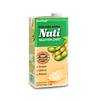 Sữa đậu nành Nuti Nguyên Chất Hộp 1 Lít NSDN03TI NUTIFOOD