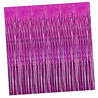 3x Foil Fringe Curtain Backdrop for Disco Proms Photo Booth Decor