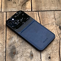 Ốp lưng da thời trang kết hợp MICA dành cho iPhone 13 / 13 Pro / 13 Pro Max / 13 Mini - Hàng nhập khẩu