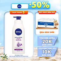 Sữa Dưỡng Thể Trắng Da Nivea Ban Đêm 400ml - 88126