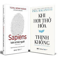 Sách - Combo Sapiens và Khi hơi thở hóa thinh không (Bìa cứng)