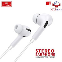 Tai nghe nhét tai - Hàng chính hãng, âm thanh chất lượng tốt, kết nối âm thanh 3.5mm, màu trắng sang trọng, tinh tế