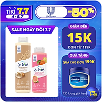 Combo Sữa tắm St.ives Yến mạch và bơ 650ml và Sữa tắm St.ives Cam chanh 473ml
