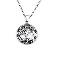 Dây chuyền nam, vòng cổ titan tree of life hơi thở cuộc sông