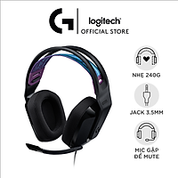 Tai Nghe Gaming Có Dây Logitech G335 - Hàng Chính Hãng