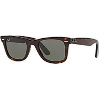 Ray-Ban RB2140 902/58 Wayfarer Dark Havana Frame / Green Polarized Lens 50mm