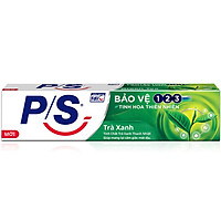 Kem Đánh Răng P/S Bảo Vệ 123 Trà Xanh 190g với tinh chất trà xanh thanh nhiệt giúp mang lại cảm giác mát dịu