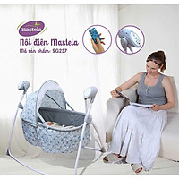 Nôi tự động cao cấp Mastela điều khiển từ xa, có nhạc SG237 - Blue