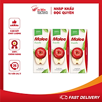 COMBO 3 Hộp Nước Ép Táo Malee 200ml (Thái Lan)