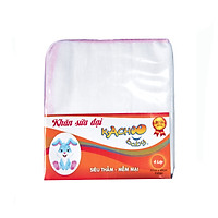 Khăn sữa 4 lớp đại KACHOOBABY (37x40cm) - 5 cái mềm mại, thấm hút tốt, dùng để tắm bé, quàng cổ, lau mặt, thấm sữa
