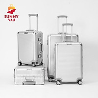 Vali kéo du lịch thời trang khung nhôm SUNNY RIO821 (2 size 5 màu)