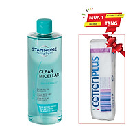 Nước Rửa Mặt Và Tẩy Trang 2 In 1 Cho Da Dầu Mụn Clear Micellar Stanhome - Da Nhạy Cảm (400ml)