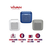 Loa TWS Bluetooth 5.0 VIVAN VS1 – Màu Sắc Hiện Đại, Chống Nước IPX5, Pin 1800mAh, Âm Thanh Sống Động, Hỗ Trợ Thẻ Nhớ SD & USB – HÀNG CHÍNH HÃNG