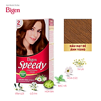 Thuốc nhuộm dưỡng tóc phủ bạc thảo dược Bigen Speedy Thương hiệu Nhật Bản 80ml dạng kem