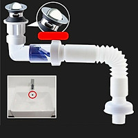 Xi phông thoát nước chậu rửa mặt, tiết kiệm không gian, ngăn mùi hôi