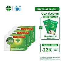 COMBO 3 XÀ PHÒNG DETTOL KHÁNG KHUẨN 100G