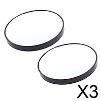 3x2x Travel Wall Suction Mirror 15X Magnifying Makeup Cosmetic Bedroom Mirrors