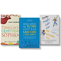 [COMBO 3 cuốn] Thiết lập lại sự khước từ + Định hình sự tự tin giúp bạn làm chủ cuộc sống