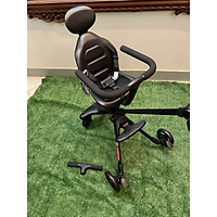 Xe đẩy du lịch gấp gọn ghế xoay 360 độ xe màu BLACK và có 2 tay cầm chữ U và chữ T mẫu mới nhất năm 2020