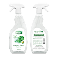 Dung dịch rửa tay Kleen- Hương bạc hà, 500ml