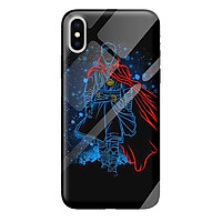 Ốp kính cường lực cho iPhone X mẫu SIÊU NHÂN A8 - Hàng chính hãng