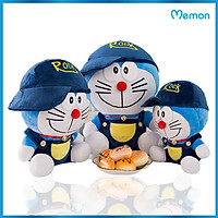 Gấu Bông Doremon Đội Mũ Cao Cấp - Hàng Chính Hãng Memon - Đồ Chơi Thú Nhồi Bông Doraemon Đội Mũ, Bông Gòn PP 3D Tinh Khiết, Mềm Mịn, Đàn Hồi Đa Chiều, Bền Đẹp, An Toàn Cho Người Sử Dụng