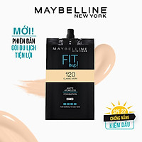 Kem Nền Mịn Nhẹ Kiềm Dầu Fit Me Maybelline New York Matte Poreless Foundation Gói nắp vặn 5ml