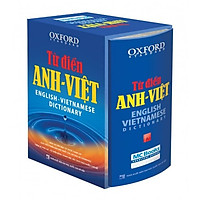Từ Điển Oxford Anh Việt 350.000 Từ (Hộp Cứng Xanh) tặng kèm giấy nhớ PS