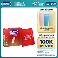 Bao cao su Durex Fetherlite Hộp 3 Bao