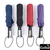 Ô Dù Che Mưa, Che Nắng, Chống Tia UV - Chức Năng Bấm 2 Chiều - Nan Dù Bằng Inox 304 - Họa Tiết Trơn Đơn Sắc Nhã Nhặn Thanh Lịch - Sản Phẩm Chính Hãng - Màu Ngẫu Nhiên