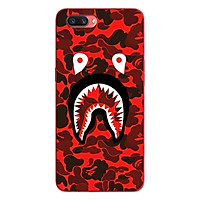 Ốp lưng in cho Oppo Realme C1 mẫu Bape Đỏ - Hàng chính hãng