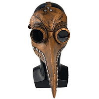 Hot Copper Silver Nail Halloween Mask Plague Steam Beak Doctor Mask Festive Party Supplies