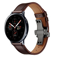 Dây Da Dành Cho Galaxy Watch Active 1, Galaxy Watch Active 2, Galaxy Watch 42, Gear S2 Khóa Chống Gãy (Size 20mm)