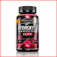 Thực phẩm bổ sung Đốt Mỡ Giảm Cân - Hydroxycut Hardcore Elite 110 viên - Hàng Chính Hãng Muscletech - USA - Dành cho người muốn giảm mỡ thừa, đốt cháy mỡ trong quá trình tập luyện