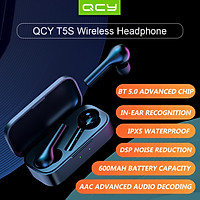 Tai Nghe Nhét Trong Tai BT 5.0 AAC QCY T5S TWS Điều Khiển Cảm Ứng DSP Khử Tiếng Ồn Cuộc Gọi Kép 600mah