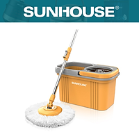 Bộ Lau Nhà Xoay 360 Độ Sunhouse Ks-Cl350PO
