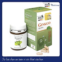 Ginkgo Kapseln 50mg - Thực phẩm chức năng Bổ não, tăng tuần hoàn máu (60 Viên)