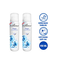 Combo 2 Xịt khử mùi Enchanteur Charming/ Sensation/ Delightful/Romantic/Magic 150ml/Chai