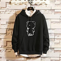 Áo Hoodie Nỉ Bông Unisex Streetwear Gấu Rỗng ( unisex nam nữ đều mặc được)