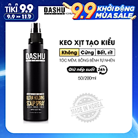 Keo xịt tóc Nam 2 in 1 xit cố định tóc và bảo vệ da đầu Dashu Daily Ultra Holding Scalp 200ml, gôm xịt giữ nếp tóc nam chiết xuất trà xanh, khổ sâm, thảo dược ngăn ngừa rụng tóc hương thơm tự nhiên, sử dụng sau khi vuốt tóc bằng sáp
