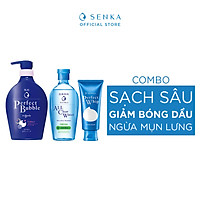 Bộ sản phẩm Senka làm sạch toàn diện(Sữa Tắm Senka 500ml + SRM Whip 120g + Nước Tẩy Trang Fresh 230 ml)